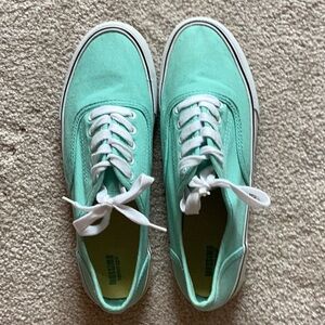 Canvas shoes excellent shape turquoise